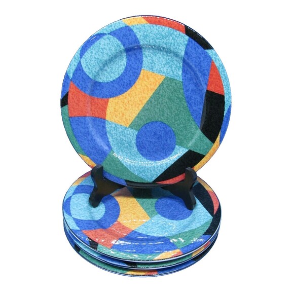 Victoria & Beale ACCENTS Set Of 4 Vintage 7 3/4" Salad Plates READ DESC - Picture 1 of 10